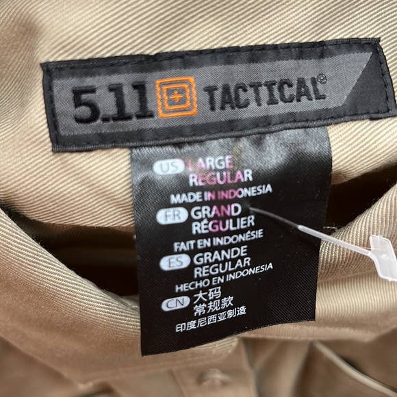 5.11 Tactical Women's Twill PDU Class-A Long Sleeve Shirt Size L - Picture 8 of 11